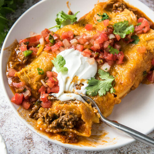 Order Panchos Enchiladas food online from Canyon Cafe store, Saint Louis on bringmethat.com