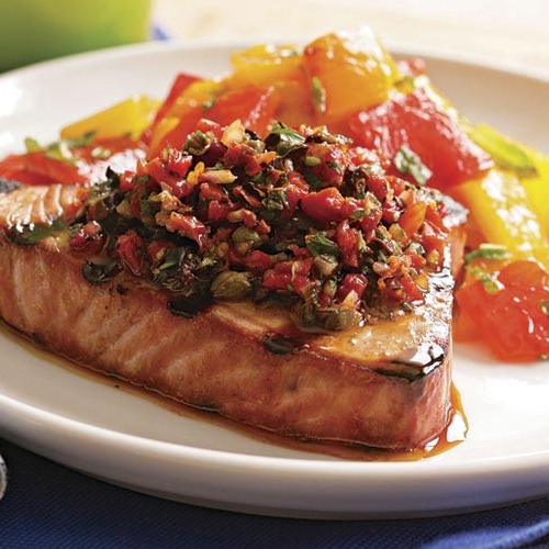 Order Fire-Grilled Tuna food online from Canyon Cafe store, Saint Louis on bringmethat.com
