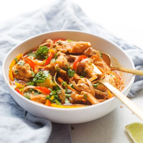 Order Gang Panang food online from Thai Gai Yang Cafe store, Saint Louis on bringmethat.com