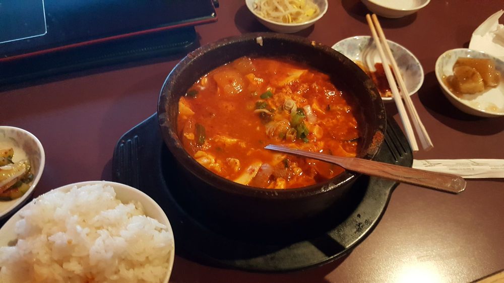 Order 25. Soon Doobu food online from Bulgogi House store, Saint Robert on bringmethat.com
