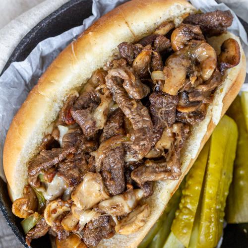 Order The Philly Cheesesteak food online from Central Station Grill store, Starkville on bringmethat.com