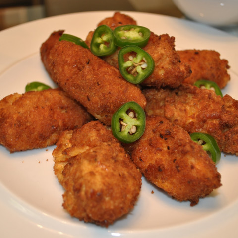 Order Pimento and Cheese Fritters food online from Little Dooey store, Starkville on bringmethat.com