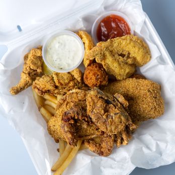 Order Catfish Filet, Shrimp, and Oysters food online from Little Dooey store, Starkville on bringmethat.com