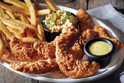 Order 5 Piece Chicken Tender Basket food online from Little Dooey store, Starkville on bringmethat.com