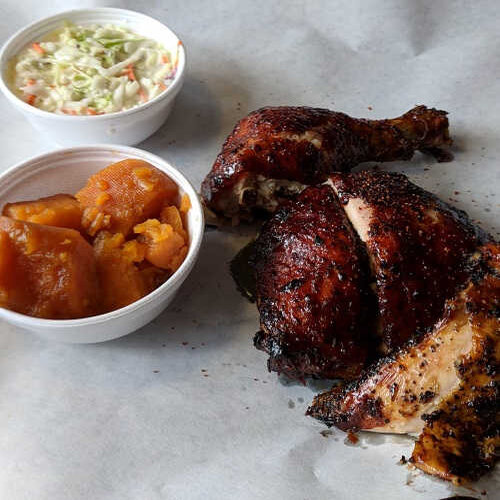 Order 1/2 Chicken Platter food online from Little Dooey store, Starkville on bringmethat.com