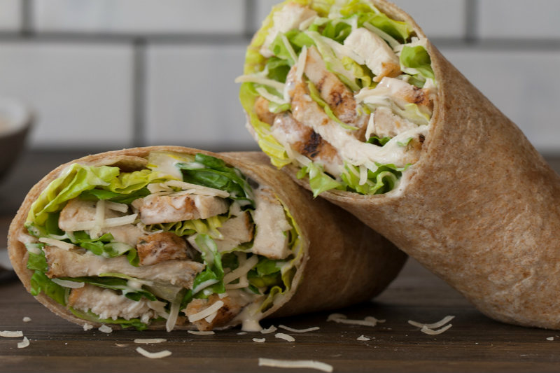 Order Grilled Chicken Caesar Wrap food online from Mcalister's Deli store, Starkville on bringmethat.com