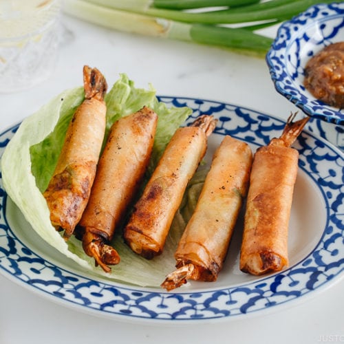Order Crispy Shrimp Spring Roll food online from China Shanghai Chinese Restaurant store, Fairfax on bringmethat.com