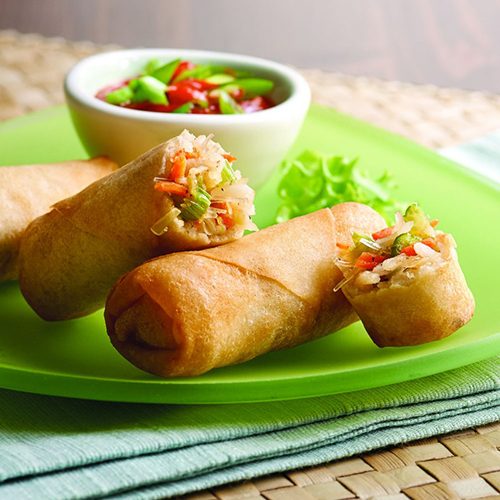 Order Crispy Vegetable Spring Roll food online from China Shanghai Chinese Restaurant store, Fairfax on bringmethat.com