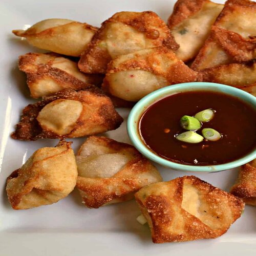 Order Crab Rangoon food online from China Shanghai Chinese Restaurant store, Fairfax on bringmethat.com