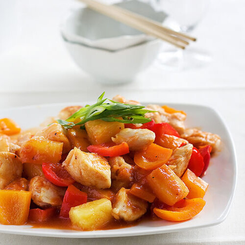 Order Sweet and Sour Chicken food online from China Shanghai Chinese Restaurant store, Fairfax on bringmethat.com