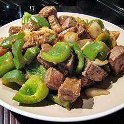 Order Beef with Green Peppers food online from China Shanghai Chinese Restaurant store, Fairfax on bringmethat.com