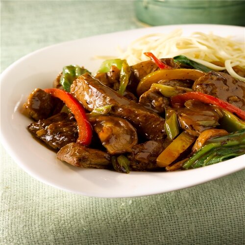 Order Beef in Black Bean Sauce food online from China Shanghai Chinese Restaurant store, Fairfax on bringmethat.com