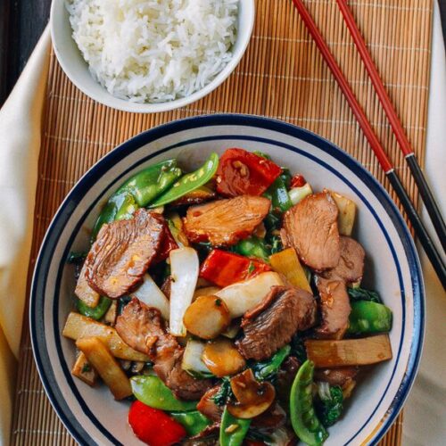 Order Pork with Mixed Vegetables food online from China Shanghai Chinese Restaurant store, Fairfax on bringmethat.com