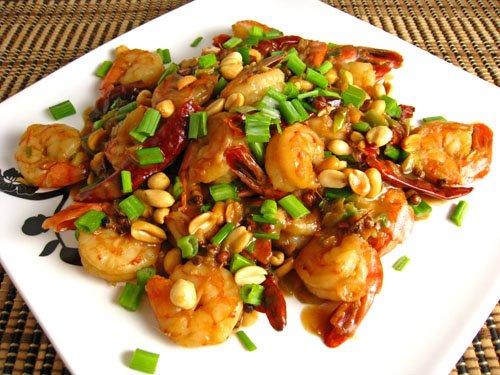 Order Kung Pao Shrimp food online from China Shanghai Chinese Restaurant store, Fairfax on bringmethat.com