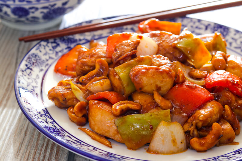Order Kung Pao Chicken food online from China Shanghai Chinese Restaurant store, Fairfax on bringmethat.com