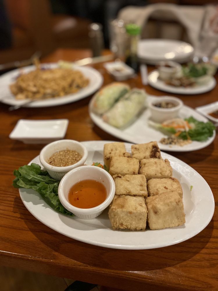 Order Golden Fried Tofu (Spicy) food online from Phoenix Asian Cuisine store, Greensboro on bringmethat.com