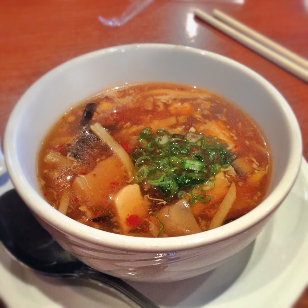 Order Hot and Sour Soup (Spicy) food online from Phoenix Asian Cuisine store, Greensboro on bringmethat.com