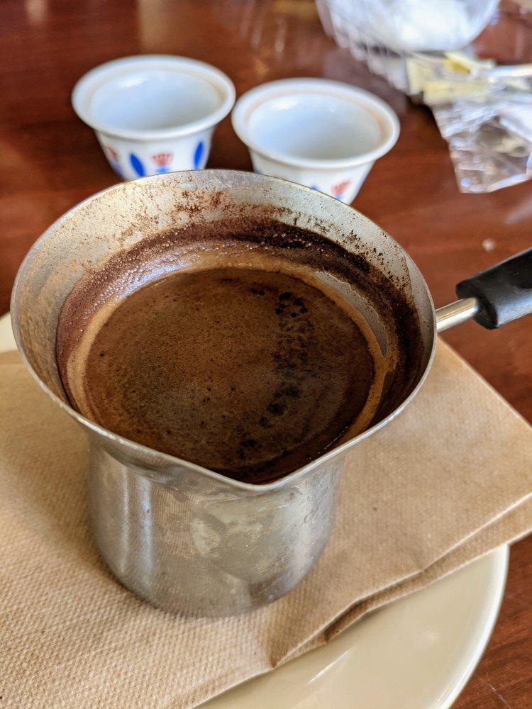 Order Turkish Coffee food online from Mediterranean Deli, Bakery, and Catering store, Chapel Hill on bringmethat.com