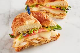Order Grilled Chicken Croissant food online from New Brother's Pizza store, Fishersville on bringmethat.com