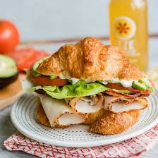 Order Turkey Croissant food online from New Brother's Pizza store, Fishersville on bringmethat.com