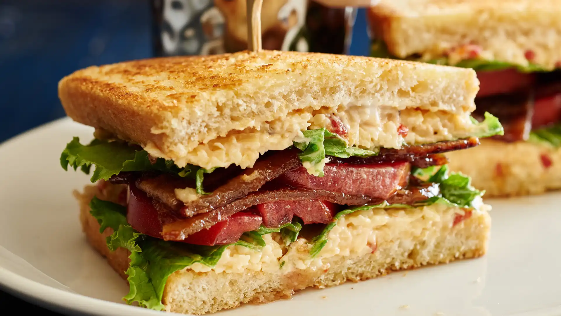 Order BLT Pimiento Cheese Sandwich food online from Village Tavern store, Winston Salem on bringmethat.com