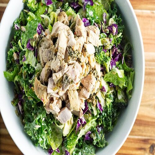 Order Chicken Chopped Salad food online from Famous Dave's store, Fargo on bringmethat.com
