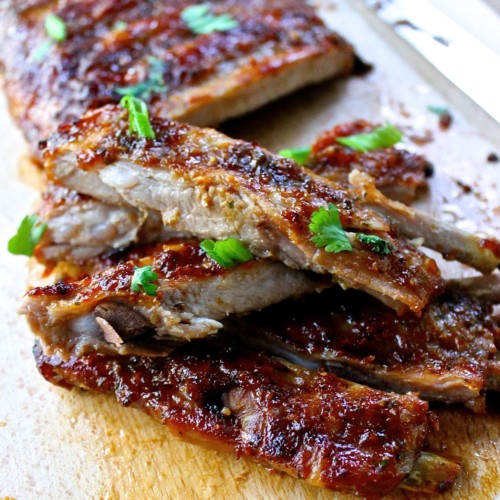 Order St. Louis-Style Spareribs food online from Famous Dave's store, Fargo on bringmethat.com