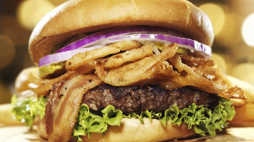 Order Ultimate Burger food online from Famous Dave's store, Fargo on bringmethat.com