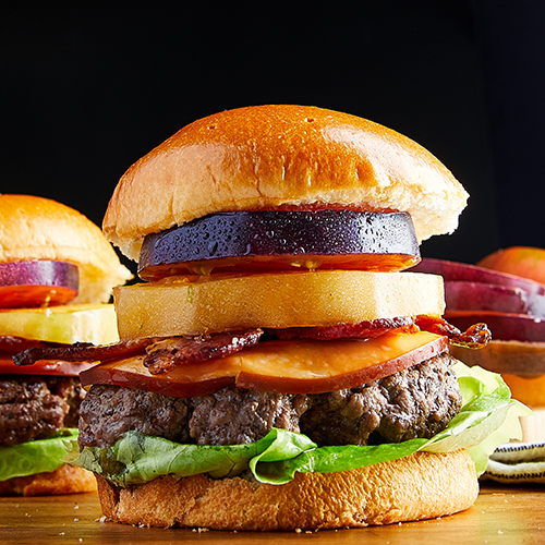 Order Build Your Own Burger food online from Famous Dave's store, Fargo on bringmethat.com