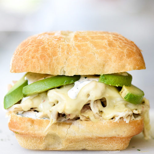 Order BBQ Pulled Chicken Sandwich food online from Famous Dave's store, Fargo on bringmethat.com