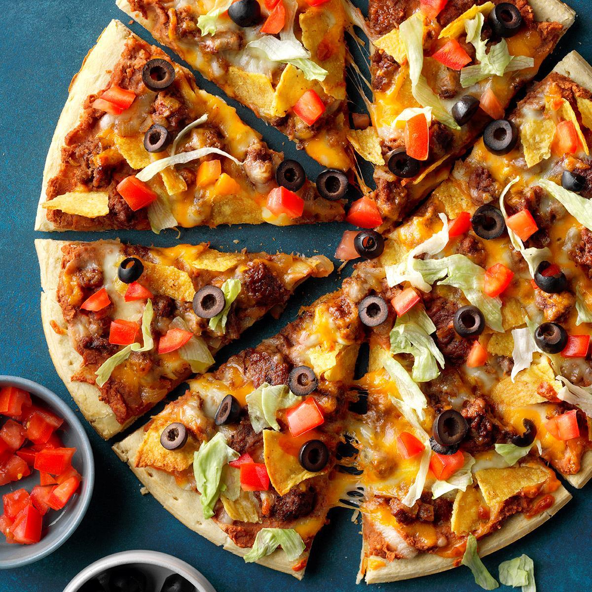 Order Taco Pizza food online from La Piazza Pizza & Italian Restaurant store, Grasonville on bringmethat.com