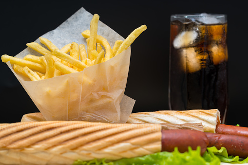 Order Any Wrap, Fries & Can of Soda food online from La Piazza Pizza & Italian Restaurant store, Grasonville on bringmethat.com
