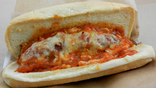 Order Sausage Parmigiana food online from La Piazza Pizza & Italian Restaurant store, Grasonville on bringmethat.com