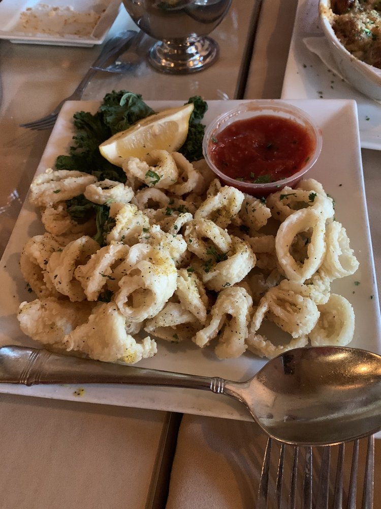Order Fried Calamari  food online from Georgio's Village Cafe store, New Hartford on bringmethat.com