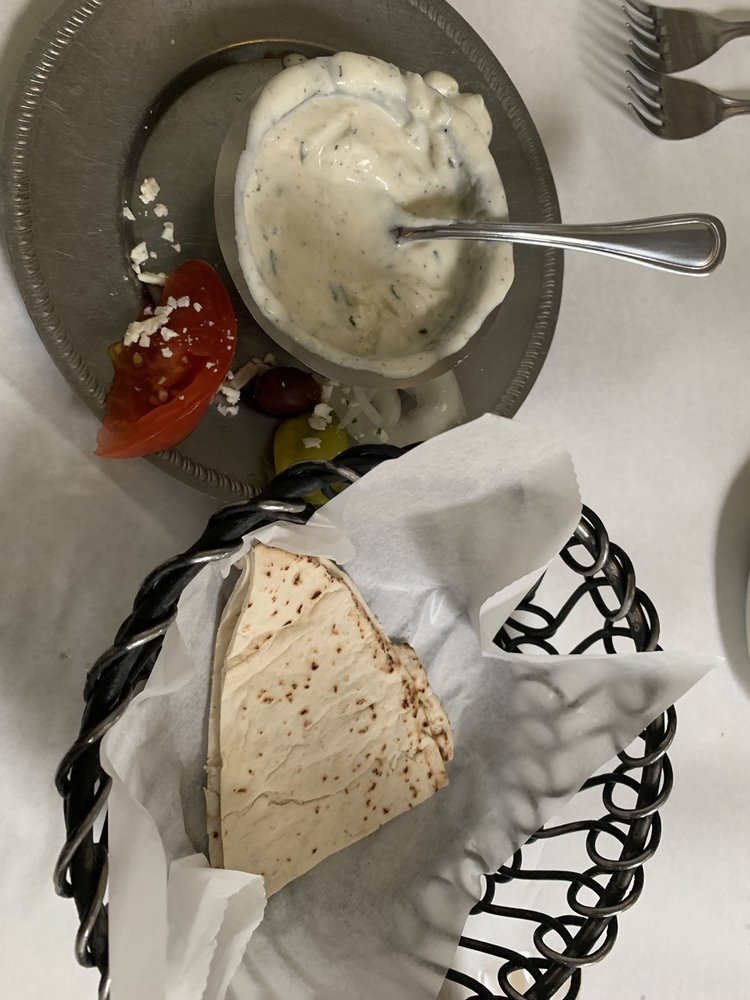 Order Tzatziki Dip food online from Symeon's Greek Restaurant store, Yorkville on bringmethat.com