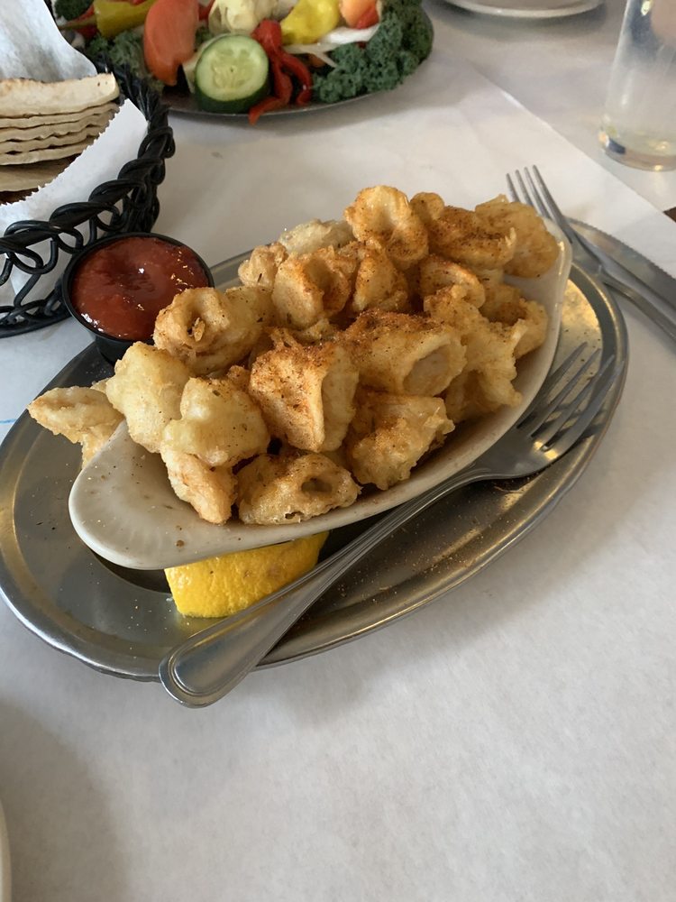 Order Calamarakia Tiganita food online from Symeon's Greek Restaurant store, Yorkville on bringmethat.com