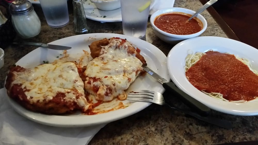 Order Chicken Parmigiana food online from Michelangelo Pizzeria and Restaurant LLC of Binghamton store, Binghamton on bringmethat.com