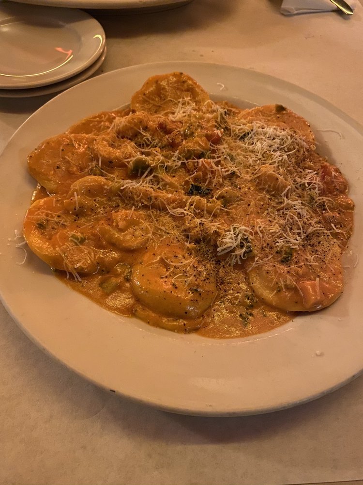 Order Lobster Ravioli food online from Cafe Baci store, Westbury on bringmethat.com