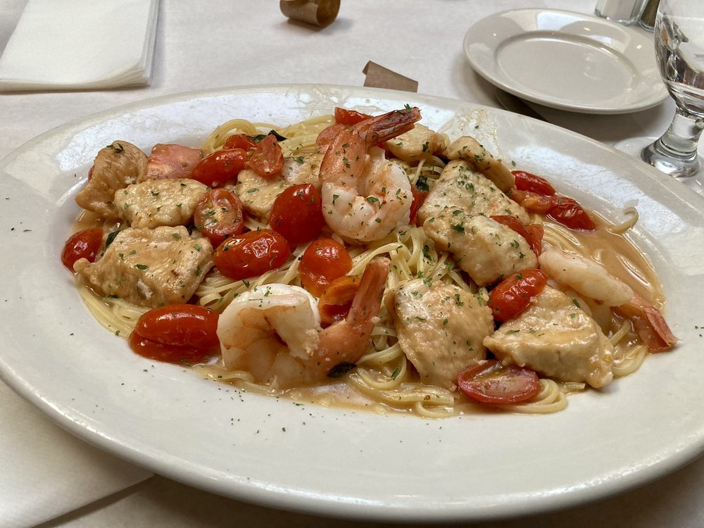 Order Scampi Portofino food online from Cafe Baci store, Westbury on bringmethat.com