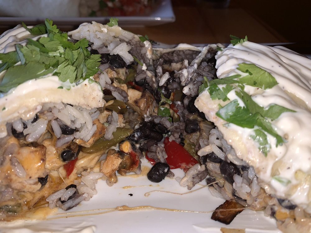 Order Chicken Burrito food online from La Puerta Azul store, Salt Point on bringmethat.com