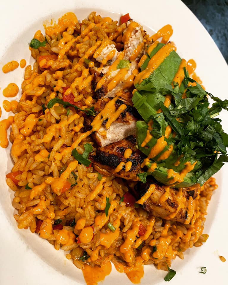 Order Arroz Con Pollo  food online from La Puerta Azul store, Salt Point on bringmethat.com