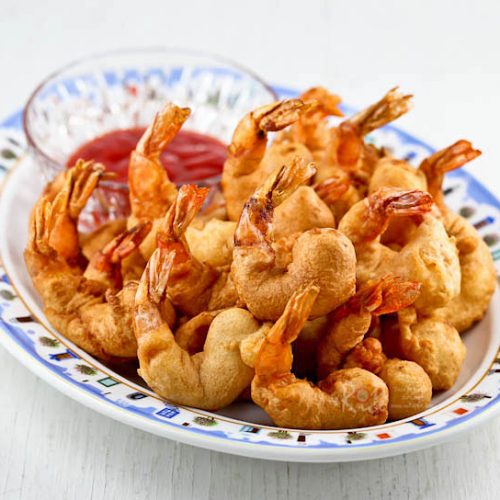Order Fried Shrimp (6) food online from Town Tavern store, Erin on bringmethat.com