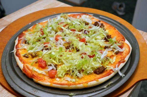 Order Taco Pizza food online from Town Tavern store, Erin on bringmethat.com