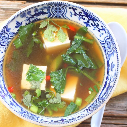 Order Vegetable Bean Curd Soup food online from Chinatown restaurant torrington Connecticut store, Torrington on bringmethat.com