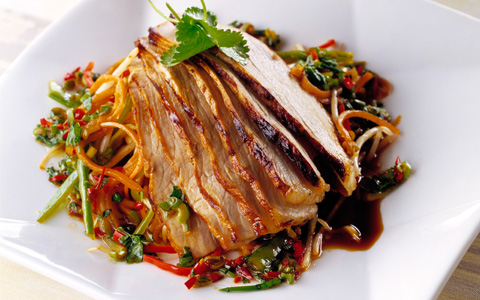 Order Roast Pork with Bean Sprouts food online from Chinatown restaurant torrington Connecticut store, Torrington on bringmethat.com