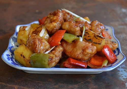 Order Sweet & Sour Chicken food online from Chinatown restaurant torrington Connecticut store, Torrington on bringmethat.com
