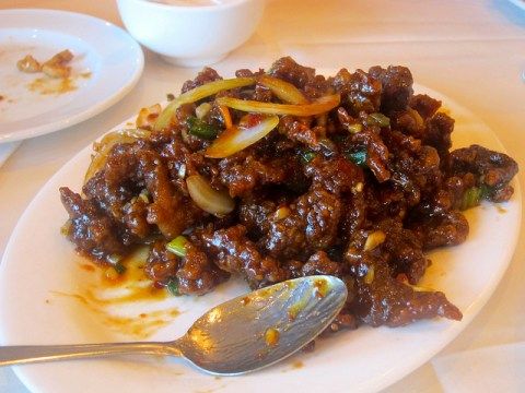 Order Szechuan Beef food online from Chinatown restaurant torrington Connecticut store, Torrington on bringmethat.com
