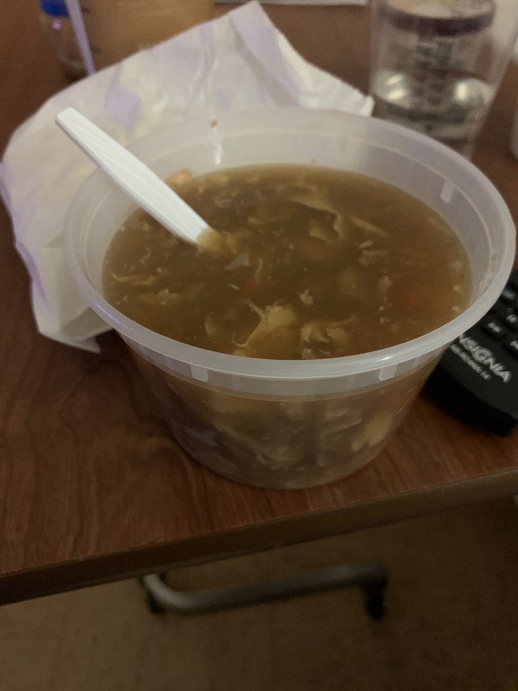 Order Hot & Sour Soup food online from Rainbow Dragon Restaurant store, Portland on bringmethat.com