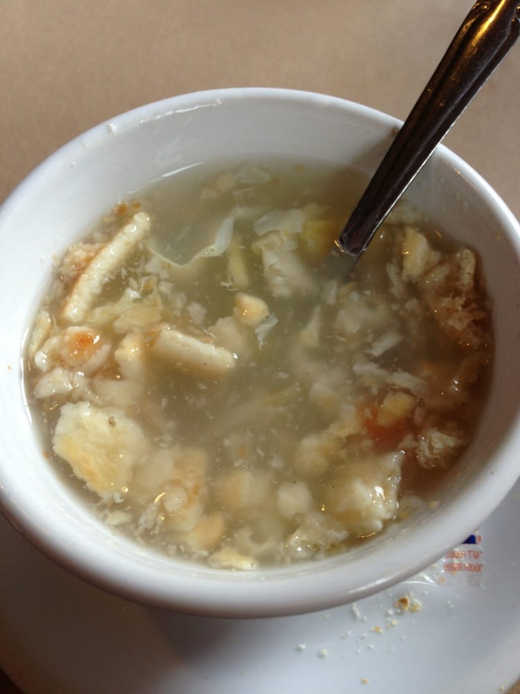 Order Egg Flower Soup food online from Rainbow Dragon Restaurant store, Portland on bringmethat.com