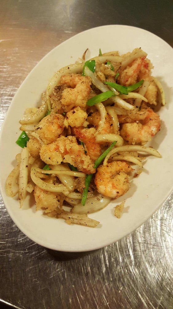 Order Salted Pepper Shrimp food online from Rainbow Dragon Restaurant store, Portland on bringmethat.com
